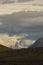 Vertical Rocky snowy mountain the best amazing hiking in the world. Fitz Roy in Argentina