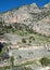 Vertical of the Ruins Of Delphi in Greece