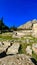 Vertical of the Ruins Of Delphi in Greece