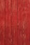 Vertical rustic red timber door