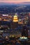 Vertical of San Antonio city center at sunset