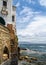 Vertical scenic view of Marechiaro village, Posillipo, Naples, Italy