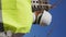 Vertical Screen: Civil engineer inspecting construction site