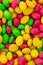 Vertical set background pink yellow green candy colorful festive design base glazed