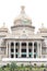 Vertical shot of the 15 August celebrations at Vidhan Soudha, Bangalore, India