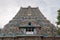 Vertical shot along the facade of the East Gopuram.