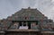 Vertical shot along the facade of the North Gopuram.