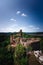 Vertical shot of Altdahn Castle ruins in Germany