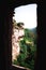 Vertical shot of Altdahn Castle ruins in Germany