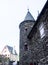 Vertical shot of an ancient Burg Eltz Castle in Wierschem, Germany