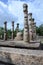 Vertical shot of an Ancient City Polonnaruwa, SrÃ­ Lanka