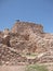 Vertical shot of ancient Sinagua Ruins at Tuzigoot National Monument