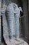 Vertical shot of an ancient statue ruins in Sri Lanka