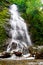 Vertical shot of a beautiful Cascada Cola de Caballo waterfall under Monte Perdido