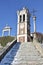Vertical shot of the beautiful Santuario di Santa Maria del Monte in Lombardy, Italy