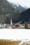 Vertical shot of a beautiful view of Soelden, Austria