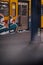 Vertical shot of the Berlin Metro Ubahn Train with open doors