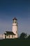 Vertical shot of the Cape Blanco Lighthouse in Oregon State