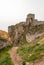 Vertical shot of Cape Kaliakra fortress in Bulgaria