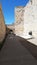 Vertical shot of castle Zamora in Spain