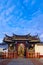 Vertical shot of the Cheng Hoon Teng temple in Malacca (Melaka), Malaysia