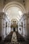 Vertical shot of the Civita Castellana Cathedral\\\'s inside