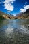 Vertical shot of the Deepak Tal lake in India