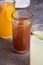 Vertical shot of different cocktail on the table