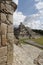 Vertical shot of Edzna Temple of Five Floors ruins in the southern Yucatan, Campeche, Mexico