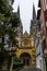 Vertical shot of the exterior of the Cathedral Sainte-Marie in France