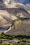 Vertical shot of Gandaki valley in Kagbeni, Nepal