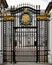 Vertical shot of the gates of Buckingham Palace at daytime in London, England