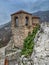 Vertical shot of the historic Assen\'s Fortress in Asenovgrad, Bulgaria