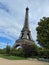 Vertical shot of the historic Eiffel Tower in Paris, France