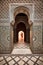 Vertical shot of the inside of the famous Telouet Kasba in Morocco