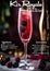 Vertical shot of a kir royale cocktail with its ingredients and instructions lists