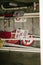 Vertical shot of Lifeguard signs abandoned in a storage