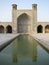 Vertical shot of the magnificent Nasir al-Mulk Mosque captured in Shiraz, Iran