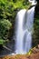 Vertical shot of Marangu waterfalls in Kilimanjaro Region, Tanzania