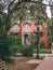 Vertical shot of the Mercer Williams House Museum in Savannah, Georgia