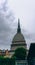 Vertical shot of the Mole Antonelliana, a major landmark building in Turin, Italy