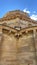 Vertical shot of the Monasterio Santa Maria de Moreruela in Granja de Moreruela Zamora Spain