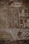 Vertical shot of murals of an old temple of Queen Hatshepsut