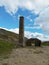 Vertical shot of Old Gang Lead Mine at Hard Level Gill, North Yorkshire, UK