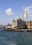 Vertical shot of the OrtakÃ¶y Mosque in turkey under a blue sky