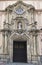 Vertical shot of San Antonio parish facade in Cadiz