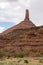 Vertical shot of scenic sandstone Valley of the Gods Utah, United State