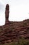 Vertical shot of scenic sandstone Valley of the Gods Utah, United State