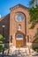 Vertical shot of St Joseph's Roman Catholic Church, Australia under blue sky on a sunny day