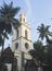 Vertical shot of the St. Thomas Cathedral. Mumbai, India